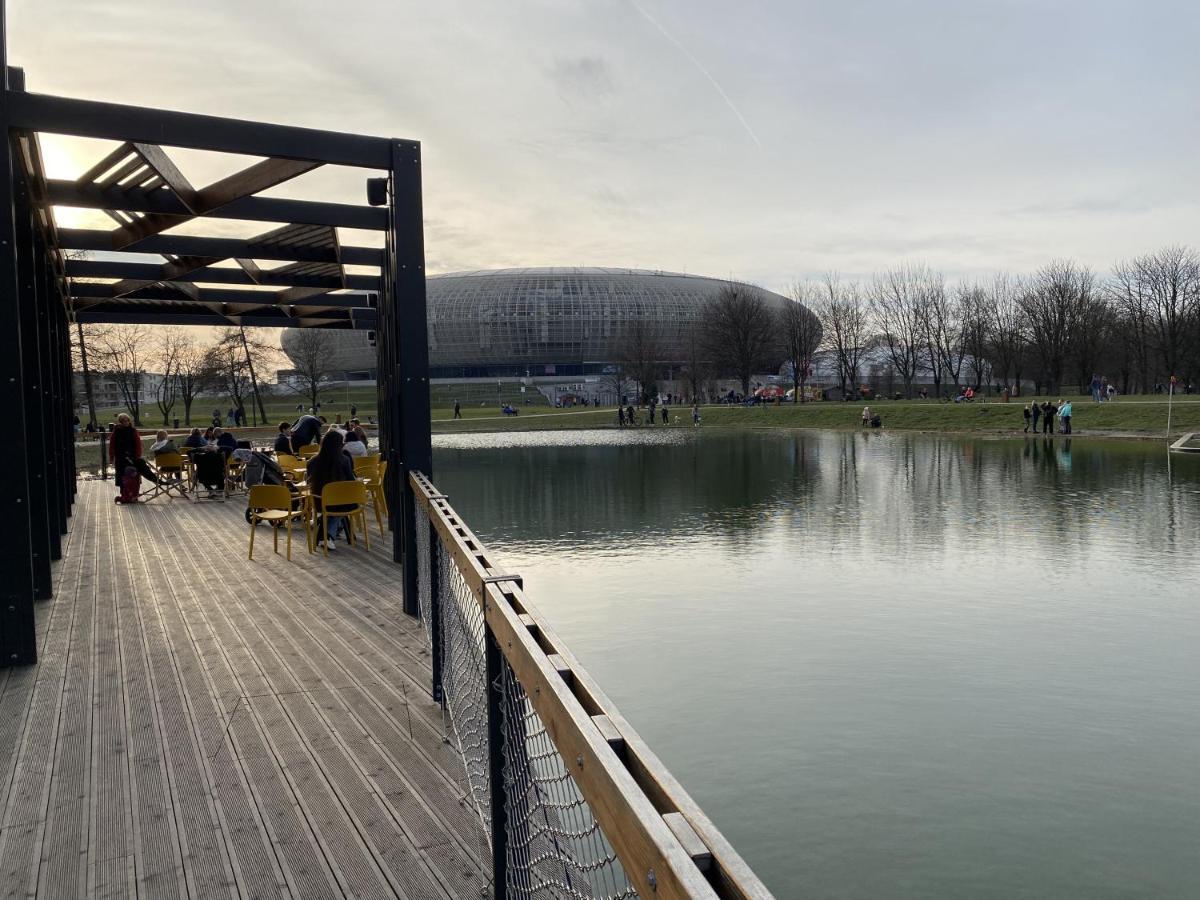 Tauron Arena Apartment With Garage - Krakow Lema Экстерьер фото